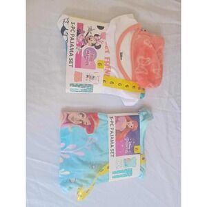 New Disney Girls Size 6 Pajamas Set